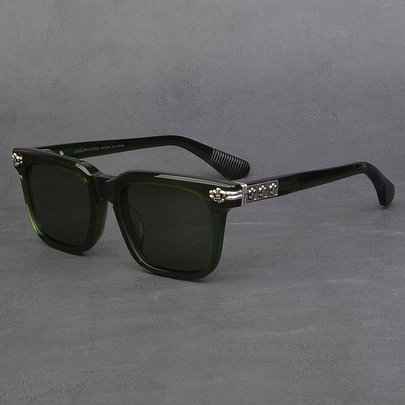 潮牌飞行员个性方形太阳镜男女通用百搭复古墨镜大脸偏光开车黑超