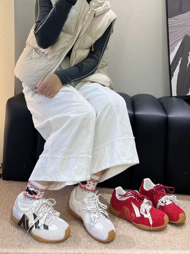 成功鸟2026春季新款真皮阿甘鞋女潮鞋子百搭休闲鞋女鞋复古德训鞋,女鞋,时尚休闲鞋,淘宝优惠券,粉丝福利购,淘宝优惠卷