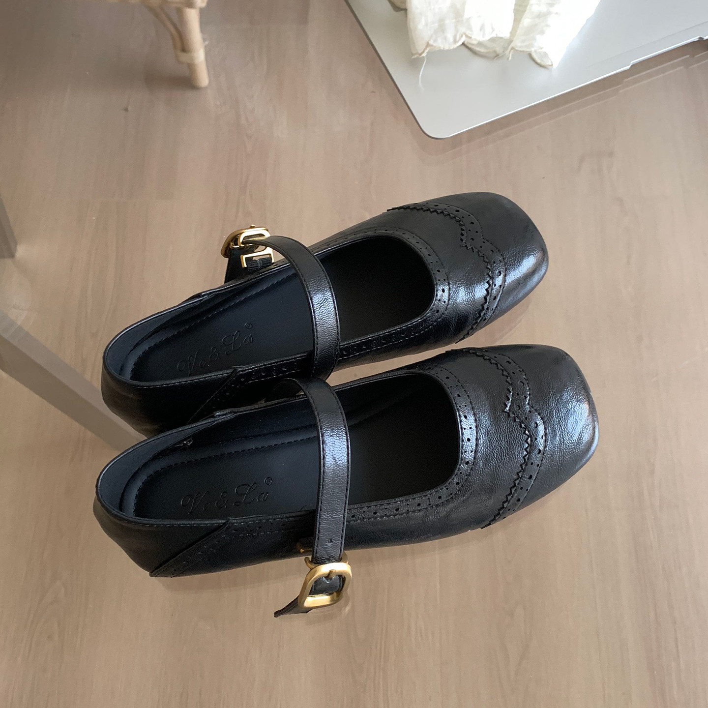 复古方头玛丽珍鞋女2026新款配裙子雕花布洛克小皮鞋低跟平底单鞋,女鞋,玛丽珍鞋,淘宝优惠券,粉丝福利购,淘宝优惠卷