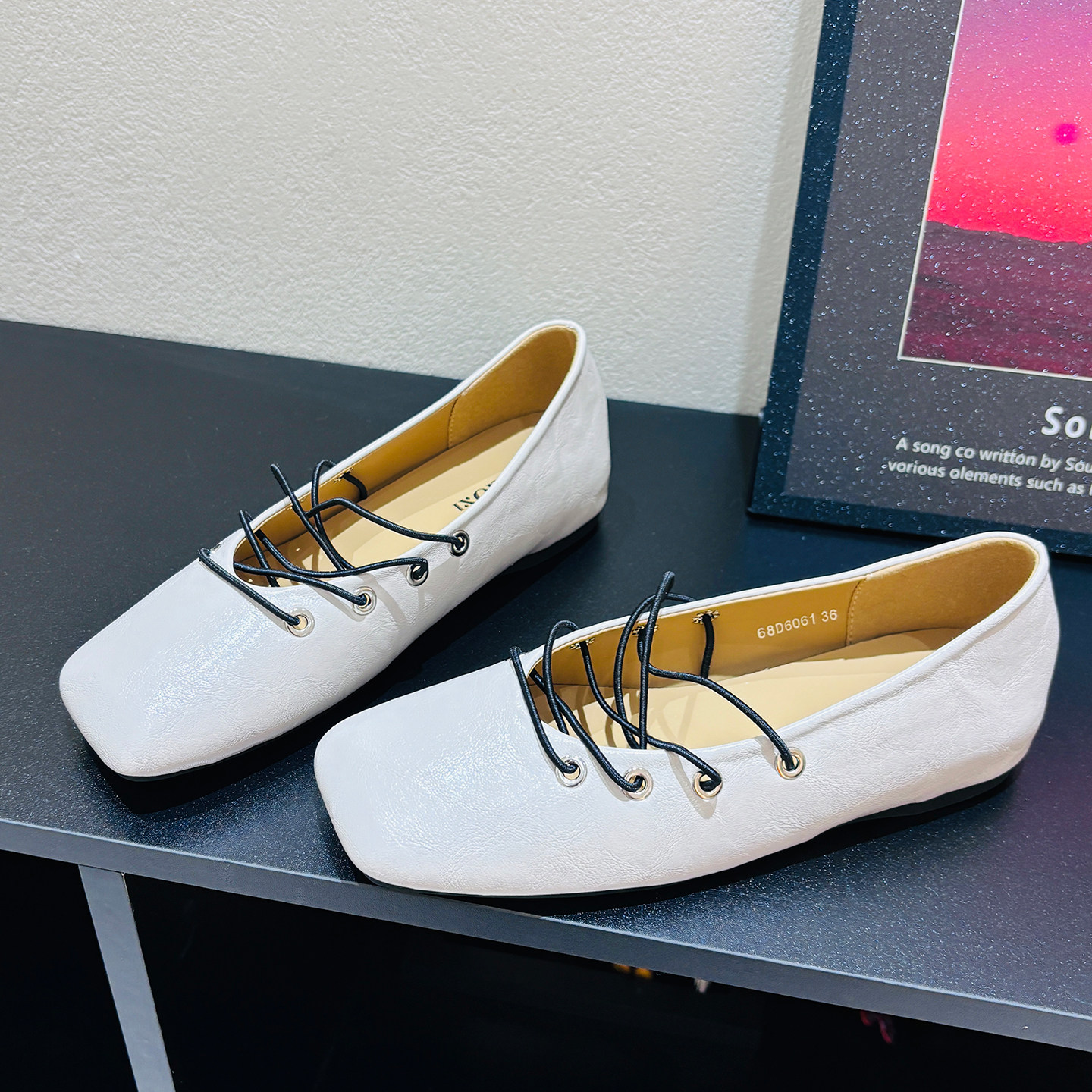 法式小众交叉绑带方头芭蕾玛丽珍鞋女2026年新款一脚蹬内增高单鞋,女鞋,浅口单鞋,淘宝优惠券,粉丝福利购,淘宝优惠卷