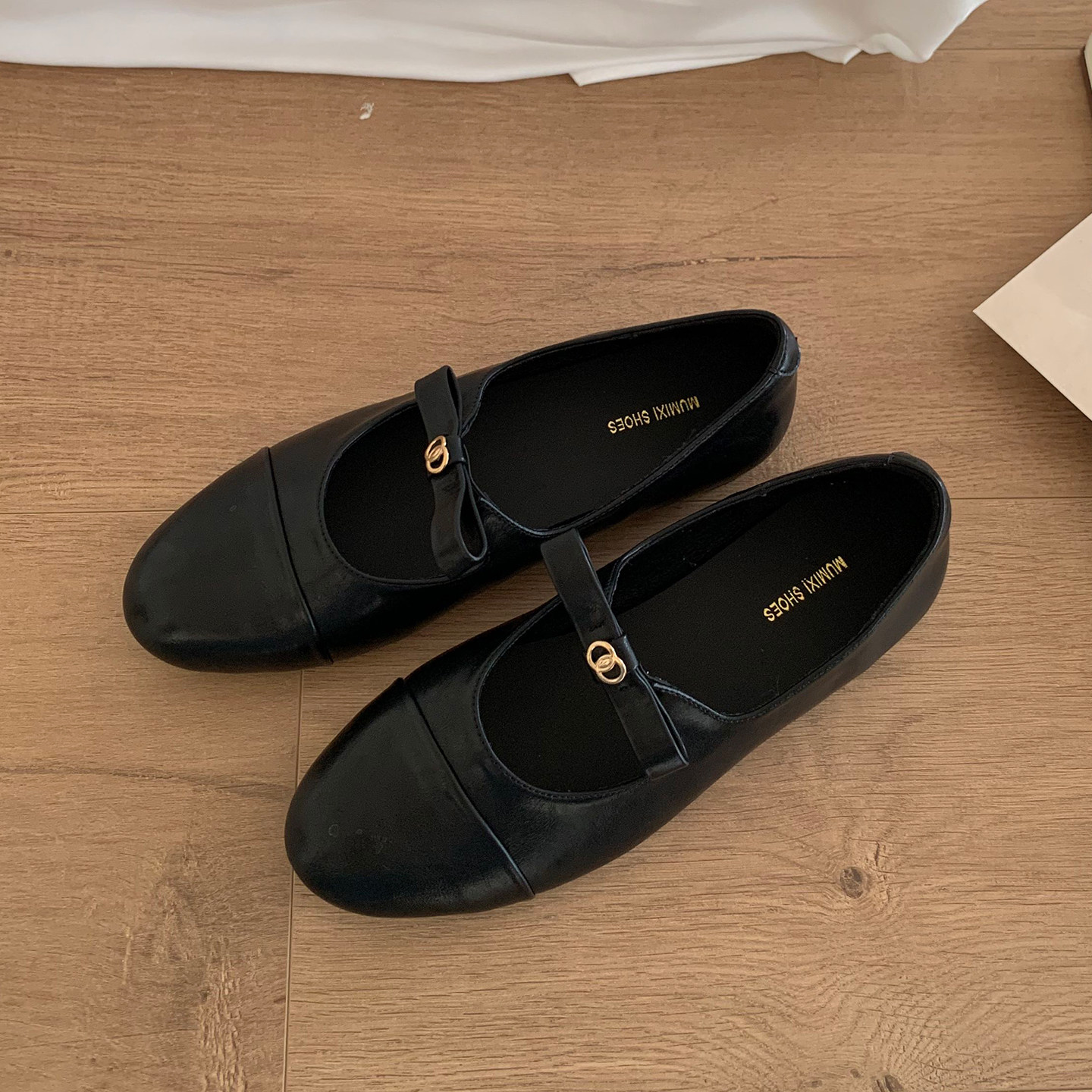 蝴蝶结小香风玛丽珍鞋女2026新款百搭通勤软底软面一脚蹬黑色单鞋,女鞋,玛丽珍鞋,淘宝优惠券,粉丝福利购,淘宝优惠卷