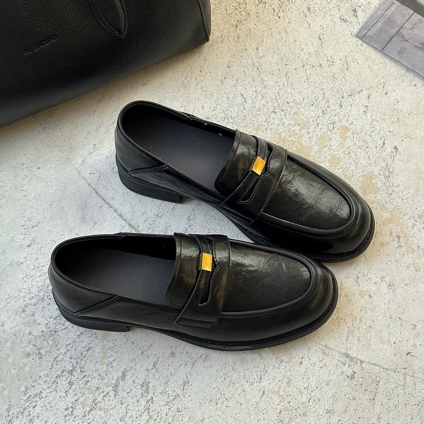 英伦黑色乐福鞋女2026新款时尚百搭一脚蹬豆豆鞋通勤软底低跟单鞋,女鞋,乐福鞋（豆豆鞋）,淘宝优惠券,粉丝福利购,淘宝优惠卷