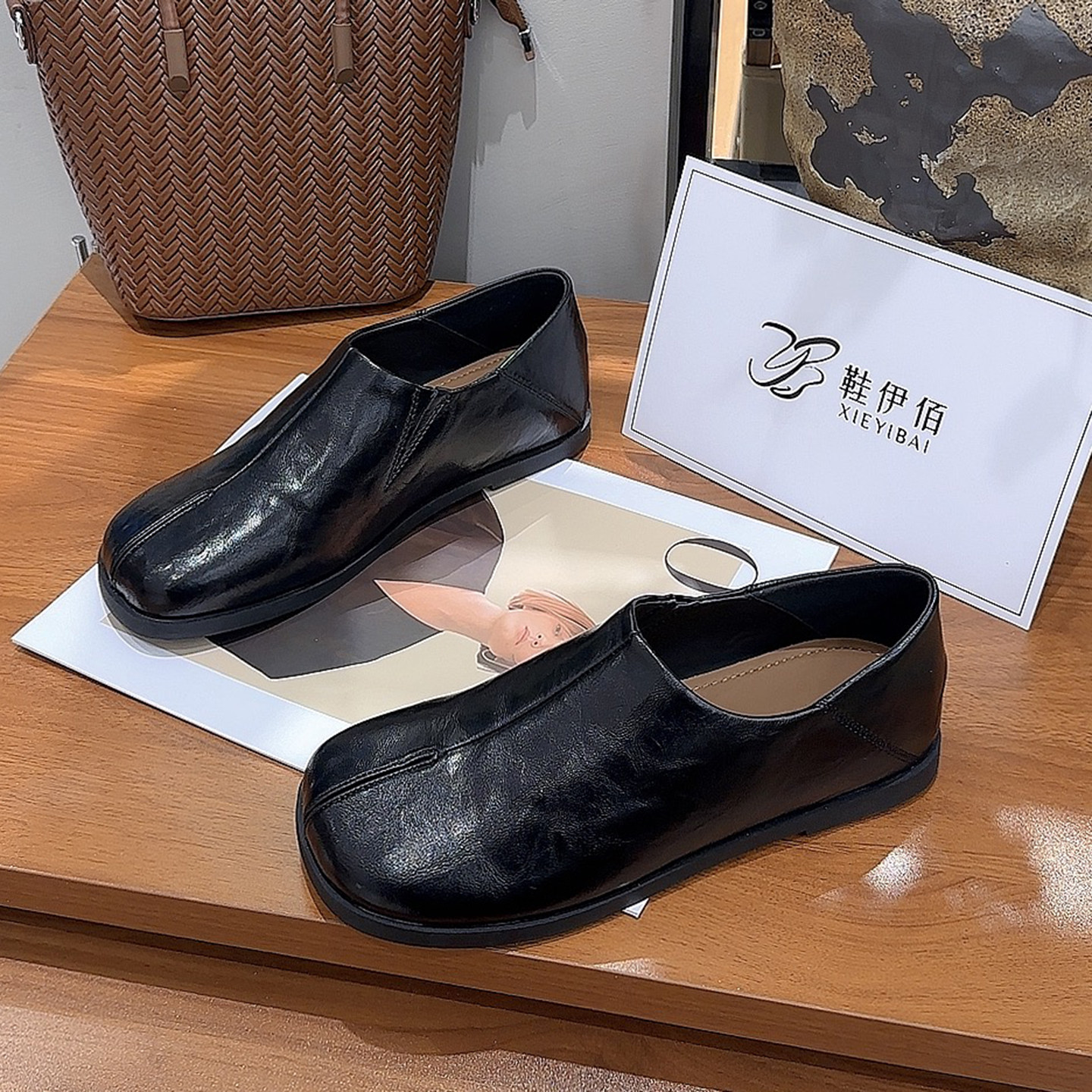 复古内增高单鞋女2026新款百搭懒人一脚蹬豆豆鞋软底不累脚通勤鞋,女鞋,深口单鞋,淘宝优惠券,粉丝福利购,淘宝优惠卷