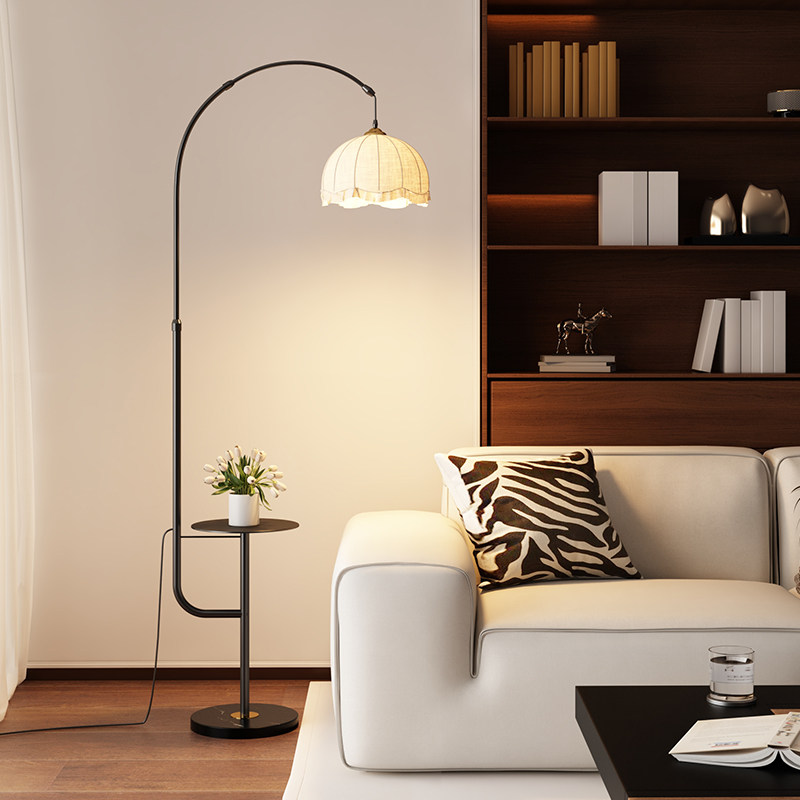 简约现代钓鱼灯落地灯客厅卧室床头灯茶室民宿装饰氛围灯立式台灯