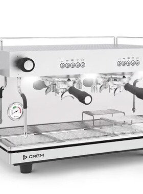 爱宝CREM-EX2单头双头半自动意式咖啡机商用高杯意式浓缩奶茶店用