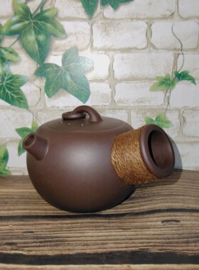宜兴唐羽急须紫砂煮水烧水壶纯手工大容量电陶炉炭炉煮茶器500ml