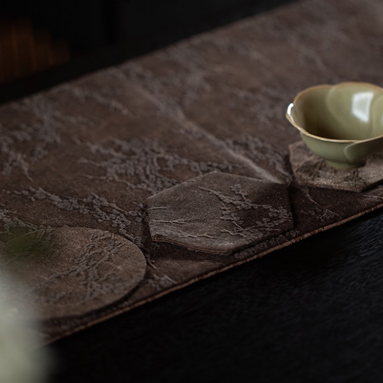 香云纱茶席防水百搭双面可用
