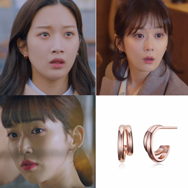 韩国代购HAESOO.L正品 女神降临 文佳瑛 张娜拉 韩智贤同款耳环