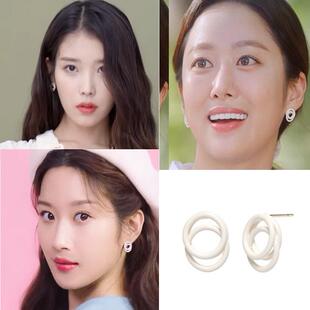 直邮~IU 李知恩 全慧彬 文佳瑛同款GETMEBLING 耳环 正品韩国代购