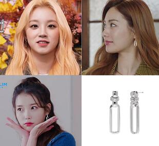 韩国代购 Primaute正品 李珉廷 林珍娜 宋雨琦 李知恩 iu同款耳环