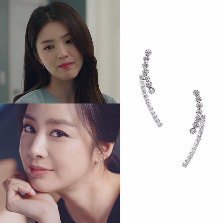 韩国代购 jewelcounty正品 夫妻的世界 韩素希 金泰熙同款耳环