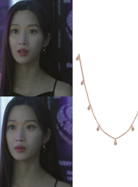 直邮~韩国代购haesool正品 韩剧瑞草洞 文佳瑛同款韩版925银项链