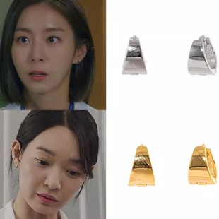 Primaute正品 海岸村恰恰恰 申敏儿 金宥真 uie同款耳环 韩国代购