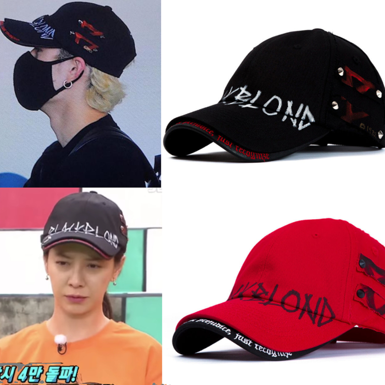 直邮~韩国代购blackblond正品帽子方灿 宋智孝同款字母鸭舌棒球帽