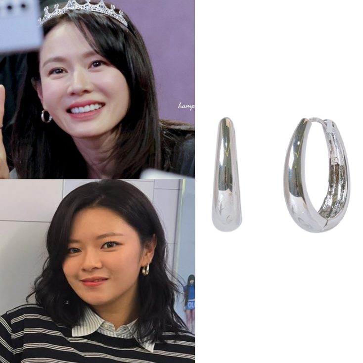 直邮~孙艺珍 俞定延同款 Primaute 圆环耳环 耳圈女 正品韩国代购