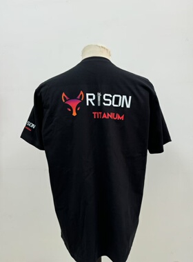 RISONTITANIUM 钛品牌纯棉T恤，高品质