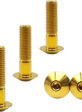 RISONtitanium钛合金伞头梅花螺丝M4/M5电动摩托车改装