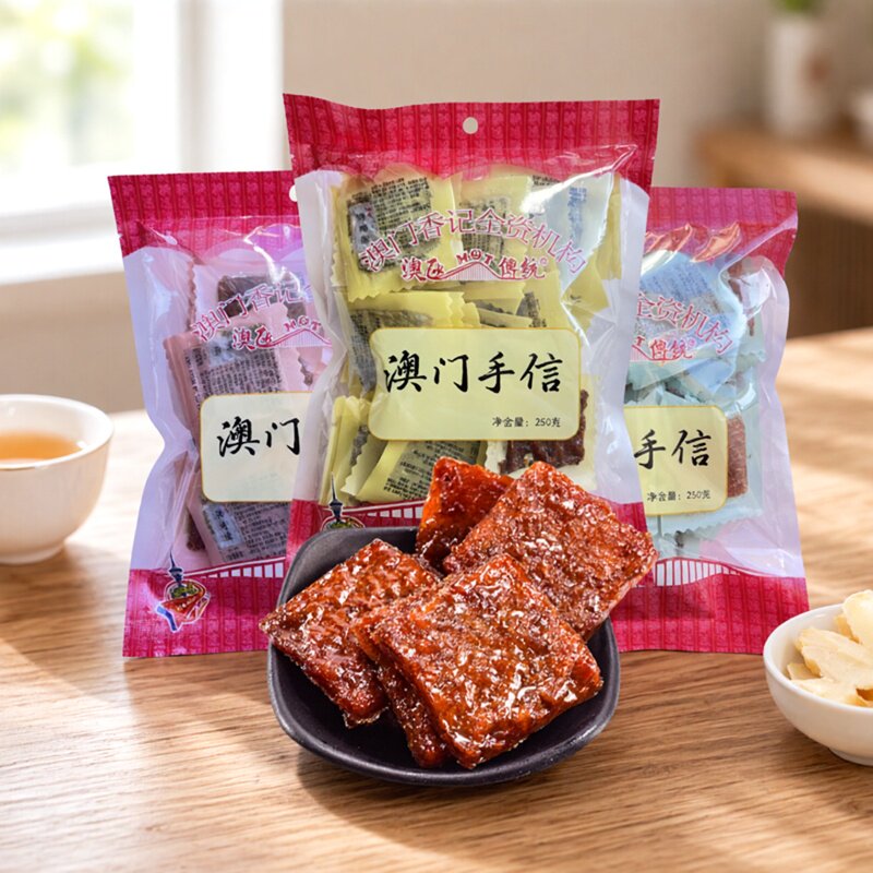 香记澳门特产蜜汁猪肉脯广东珠海手信下午茶零食小吃