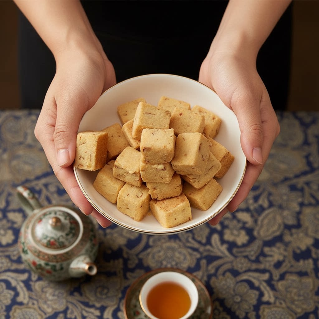 脆丁丁坚果曲奇饼干袋装传统糕点心零食小包装休闲食品下午茶