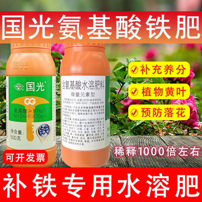 国光铁肥氨基酸水溶肥补充铁