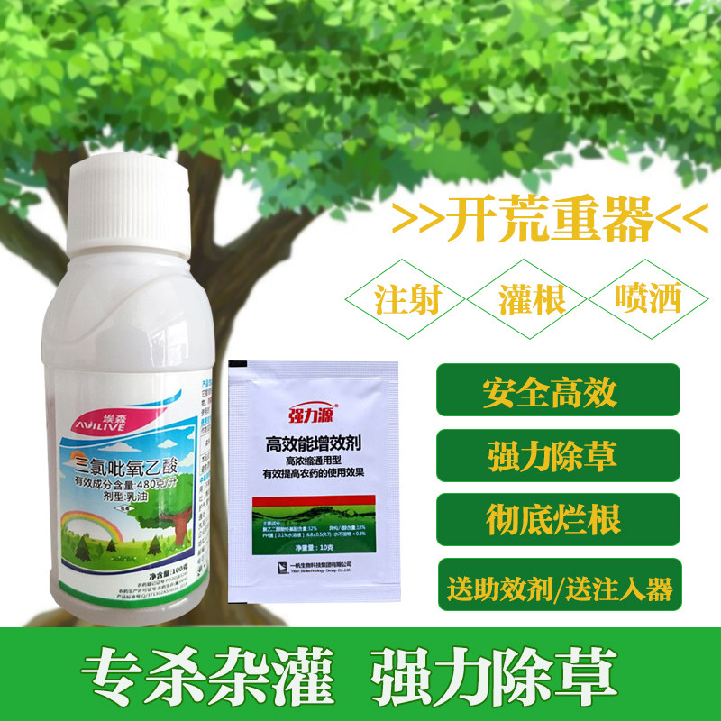 埃森除树剂烂根型杀杂灌专用药杀灌木乔木杂竹子速效除草剂喷施药