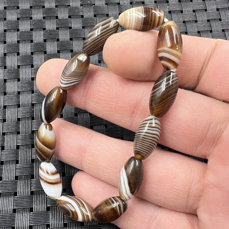 缠丝玛瑙路路通玉石手链咖啡色玉髓桶珠手链米珠玉手串手饰手环,珠宝/钻石/翡翠,手饰,淘宝优惠券,粉丝福利购,淘宝优惠卷