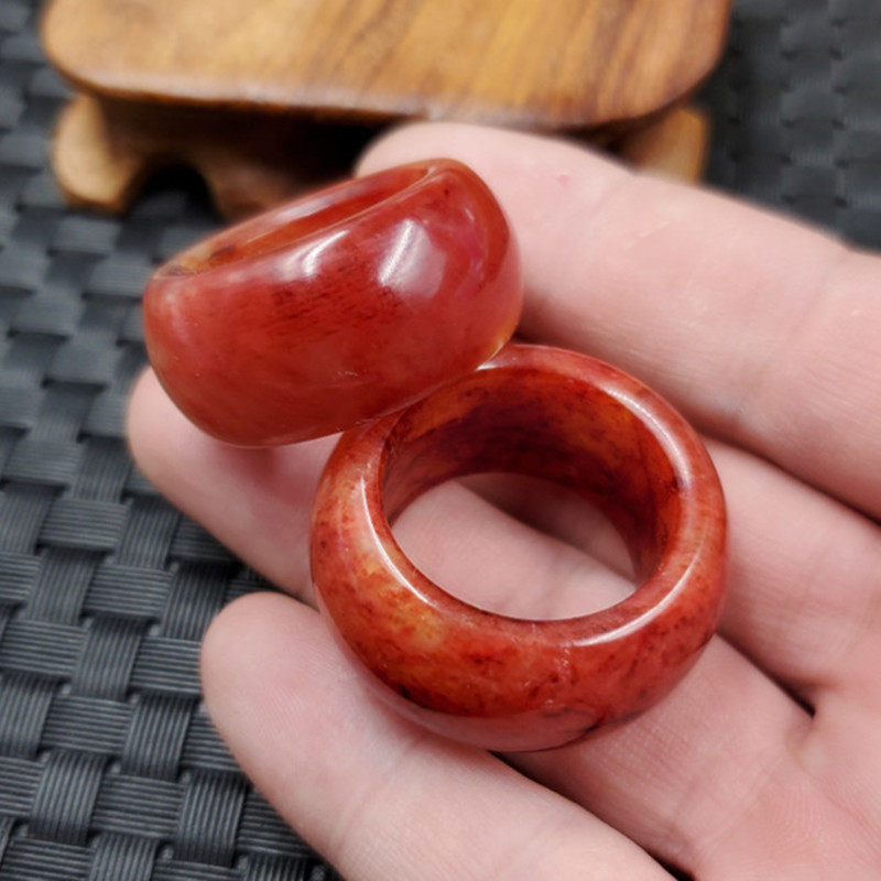 鸿玉轩岫玉戒指鸡血红岫玉戒指大号玉石戒指饰品戒指玉指环玉戒指,珠宝/钻石/翡翠,手饰,淘宝优惠券,粉丝福利购,淘宝优惠卷