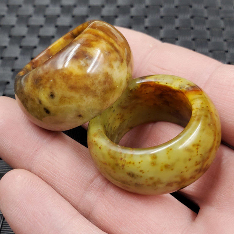 仿古戒指天然玉石花玉扳指复古款玉石戒指加大号玉扳指玉指环,珠宝/钻石/翡翠,手饰,淘宝优惠券,粉丝福利购,淘宝优惠卷