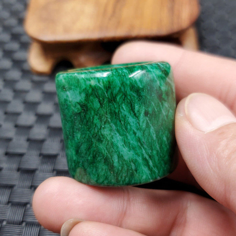 天然玉石干青扳指方解石玉加宽扳指绿色玉石扳指饰品扳指玉指环,珠宝/钻石/翡翠,手饰,淘宝优惠券,粉丝福利购,淘宝优惠卷