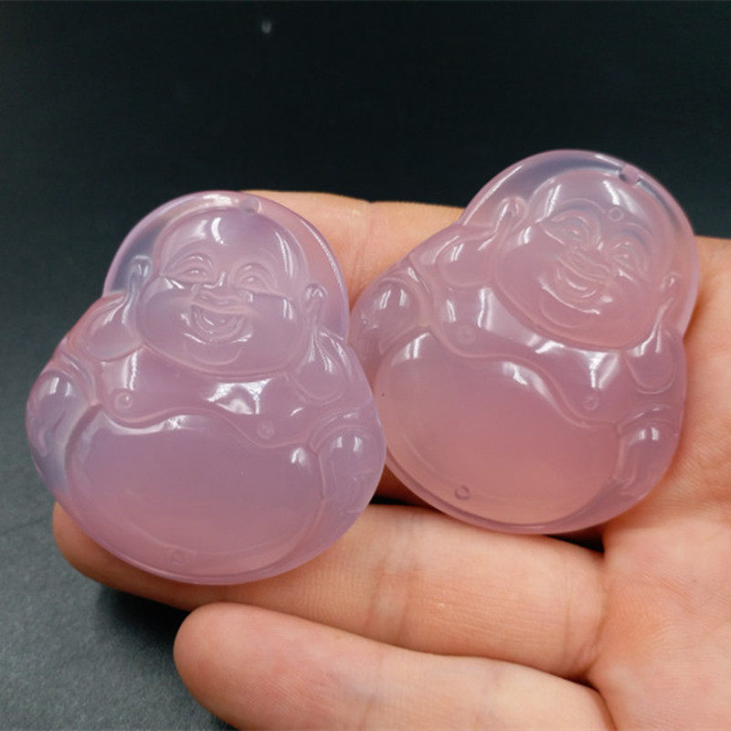 厂家直销 天然a货冰种粉玉髓佛吊坠 玉石弥勒佛吊坠 笑佛吊坠,珠宝/钻石/翡翠,颈饰,淘宝优惠券,粉丝福利购,淘宝优惠卷