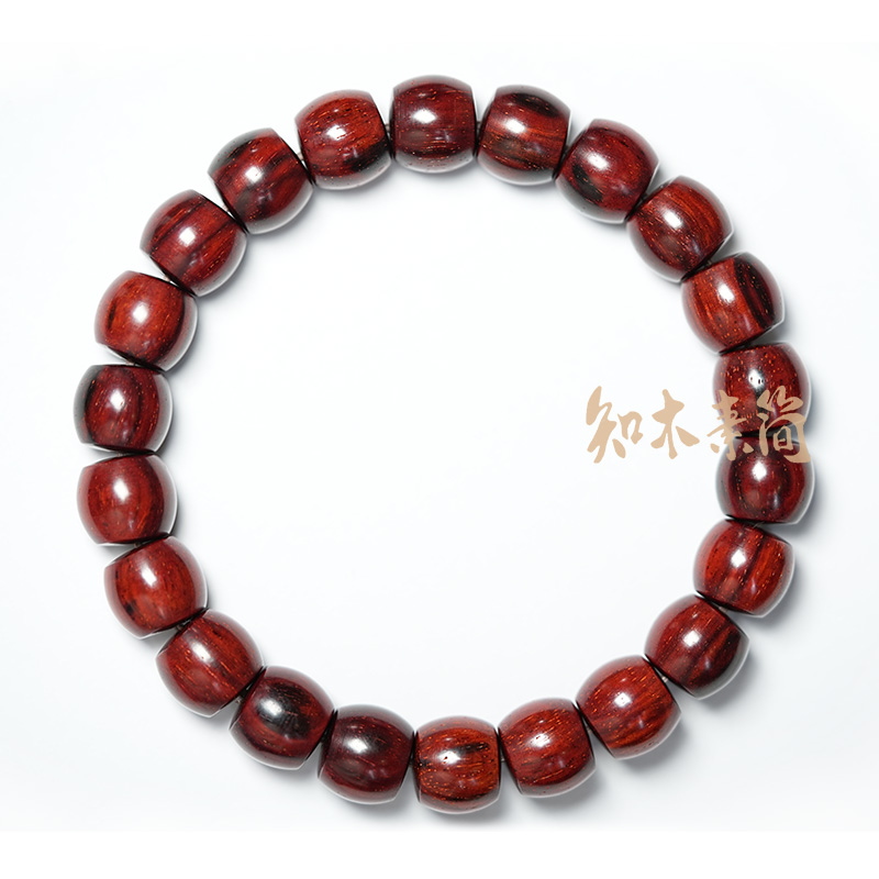 小叶紫檀精工无胶无蜡老料佛珠