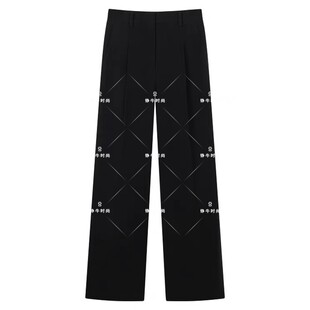 长裤 休闲裤 女装 时尚 tc238v21n 特正品 tttc238v21n 熊宽松阔腿西裤