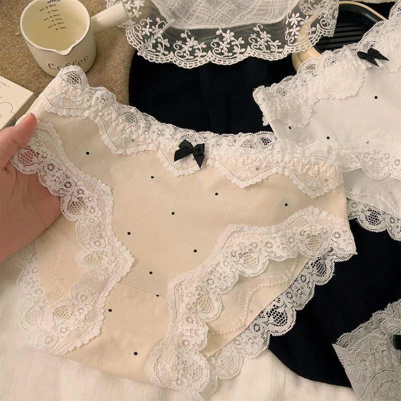 好穿到爆！复古蕾丝抑菌女生内裤