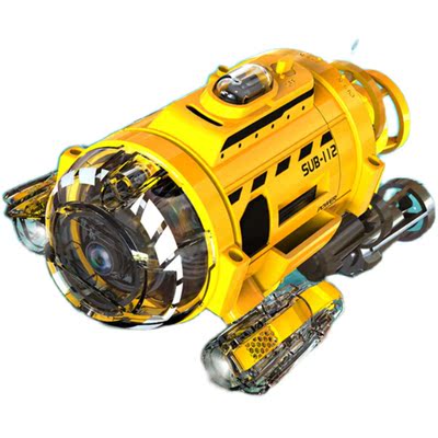 silverlit银辉遥控潜水艇玩具 红外线拍照摄像潜水艇戏水喂鱼逗鱼