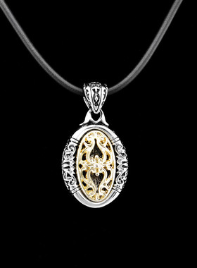 复古项链手工吊坠