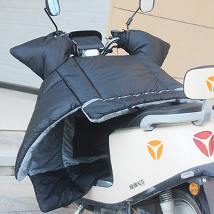电动车挡风被冬季加绒加厚防水电瓶摩托车防风罩加大冬款四季通用