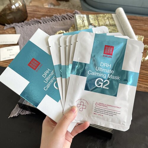 巨折！水嫩看的见！韩国多特海纶舒缓抗皱面膜5片/盒补水保湿紧