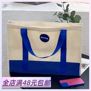 【环保袋！也可以很好看】满2包 邮 厚实帆布袋 大容量 单肩手提