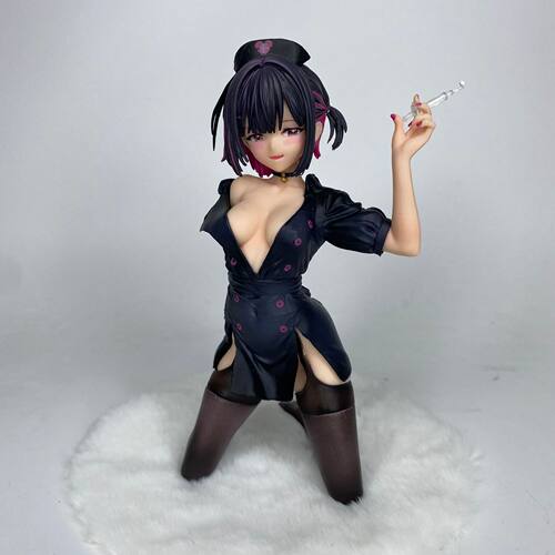 白雪恋护士动漫模型短发少女手办
