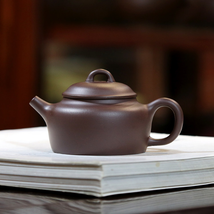 正品宜兴名家紫砂壶顾红莲德钟纯手工原矿紫泥茶壶特价