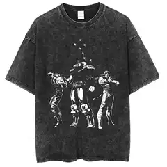Beidou Shen Ying Washed and Distressed Short-Sleeved Pure Cotton Original Zhefu Jianjiro Ying Zoro Clothes Two-Dimensional Peripheral Clothes