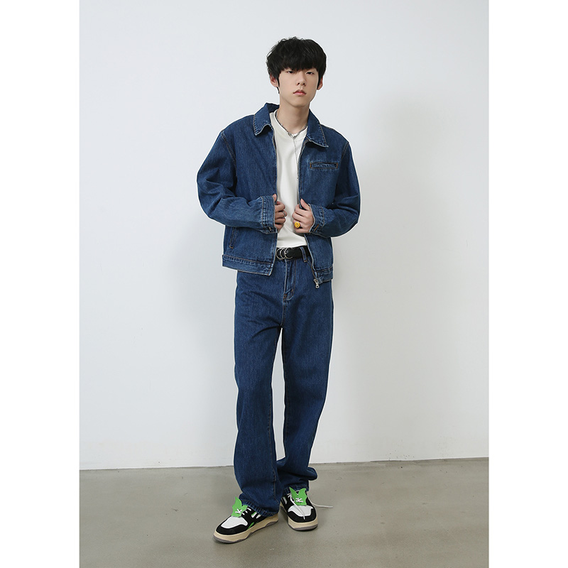 sicnhe牛仔外套时尚休闲