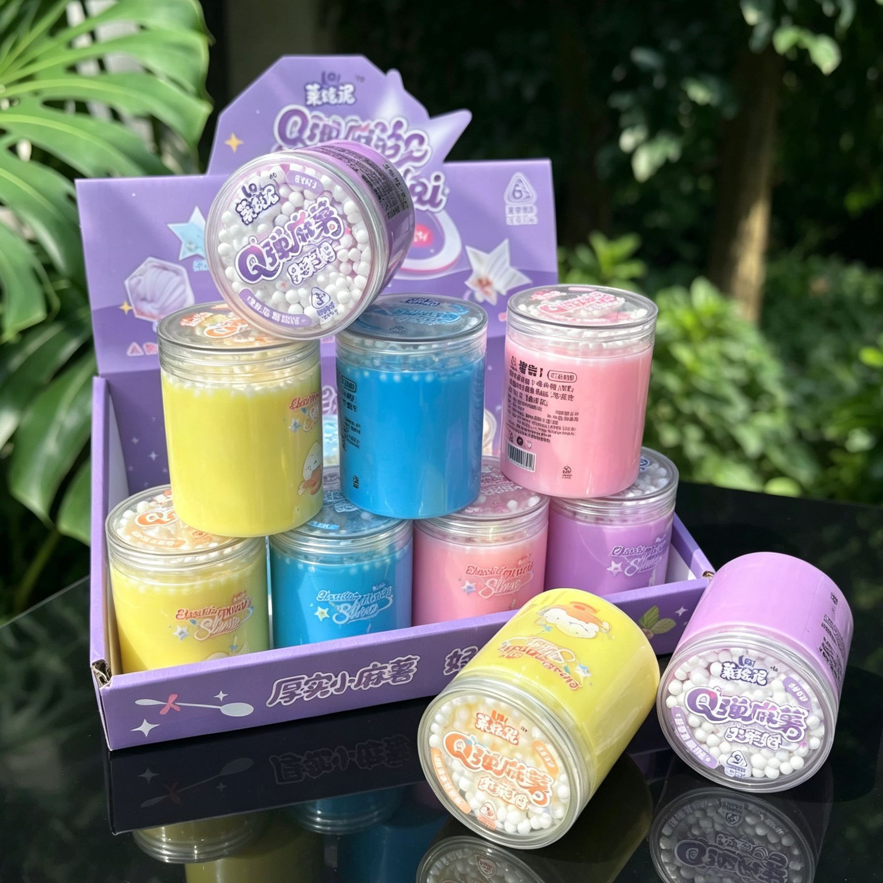 网红Q弹麻薯泥史莱姆解压玩具