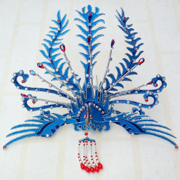 定做仿点翠黄梅戏越剧古装头饰