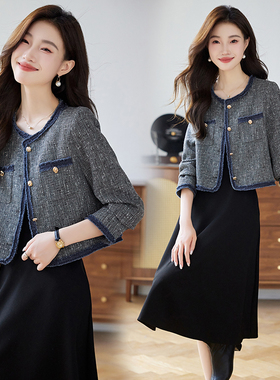 实拍现货小香名媛外套2024年秋季新款