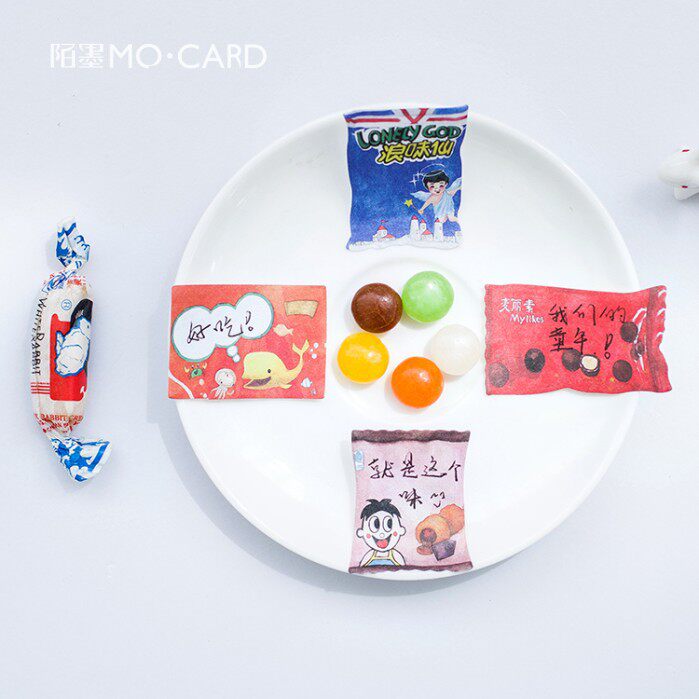 陌墨原创迷你n次贴便利贴 真会玩系列童年零食快递箱创意便签