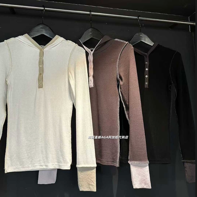 韩国直邮AGA修身打底T恤