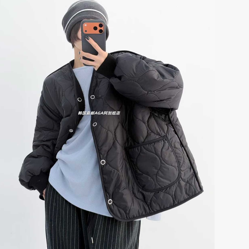 AGA韩国代购酷酷棉服外套