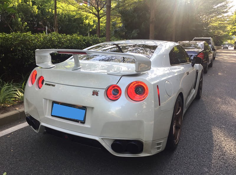 秀山战神gtr尾灯 led光导尾灯 全led 尾灯 r35尾灯总成原装位尾灯