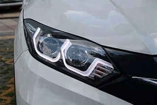 秀山 缤智大灯 LED光导日行灯 双光透镜LED大灯总成 SONAR